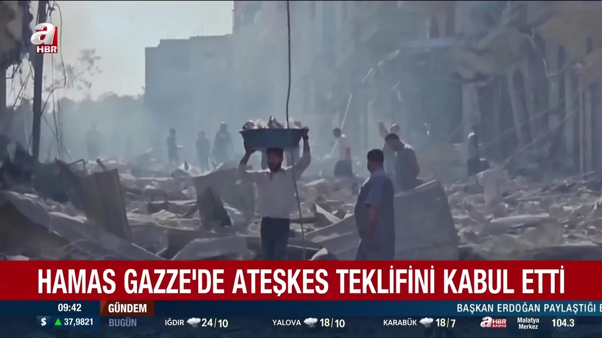 Hamas Gazze’de ateşkes teklifini kabul etti!