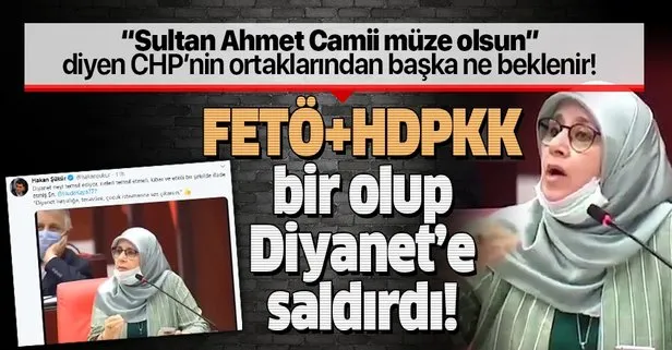 Firari FETÖ’cü Hakan Şükür’den, Diyanet’e çirkin iftiralarda bulunan HDP’li Hüda Kaya’ya destek