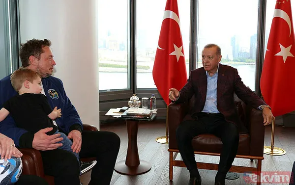 Başkan Recep Tayyip Erdoğan, Türkevi'nde Space X CEO'su Elon Musk ile görüştü - 1