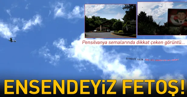 Pensilvanya semalarında "Gülen'i iade edin"  görüntüsü
