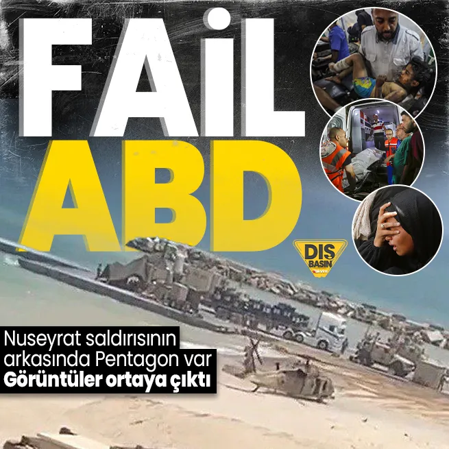 Nuseyrat saldırısının arkasında ABD var! Görüntüler ortaya çıktı: İsrail askerleri Pentagon’un iskelesinden girdi