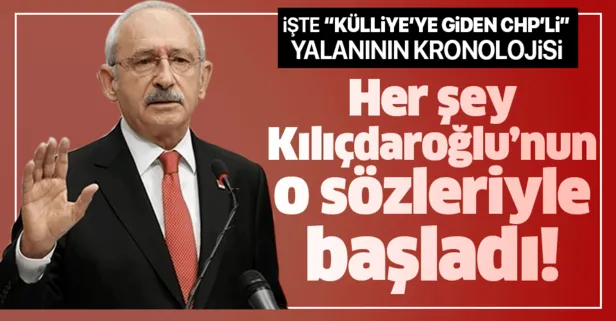 İşte Külliye’ye giden CHP’li yalanının kronolojisi! Her şey Kılıçdaroğlu’nun o sözleriyle başladı