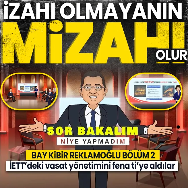 Bay Kibir Reklamoğlu bölüm 2 | CHPli Ekrem İmamoğlunun ulaşımdaki vasat yönetimi animasyon oldu! İşte sosyal medyayı sallayan o video...