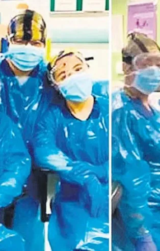 İngiltere'de koruyucu ekipman eksikliğinden dolayı çöp torbasıyla çalışan 3 hemşire coronavirüse yakalandı