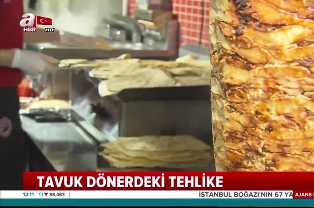 Tavuk dönerdeki tehlike! İki ilde alarm verildi |Video