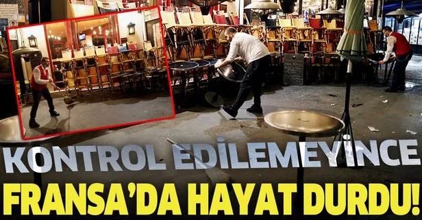 Son dakika: Fransa’da 8 büyükşehirde sokağa çıkma yasağı başladı