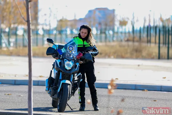 Diyarbakır'da tek: Kadın 'Motosikletli Şahin' polisi Dilek Zengin! Gören donup kalıyor - 8