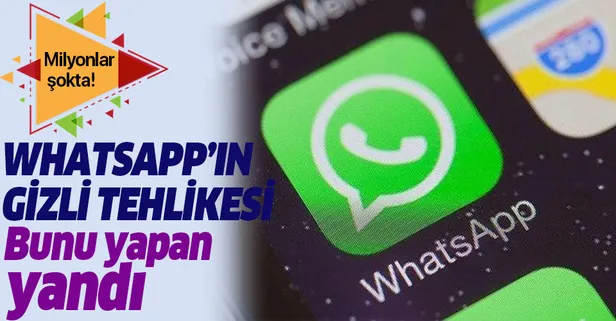Whatsapp kullanırken bunu yapan yandı