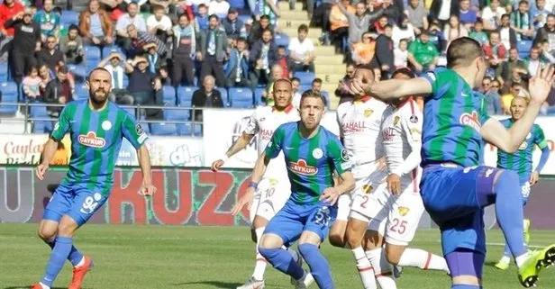 Rize evinde galip!