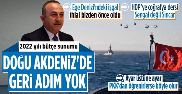 Dışişleri Bakanı Mevlüt Çavuşoğlu: Doğu Akdeniz’de geri adım yok