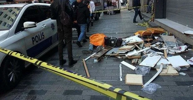 İstiklal’de korkunç kaza