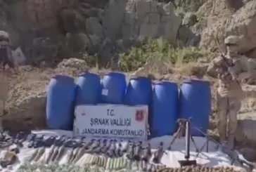 Terör örgütüne Gürz darbesi: 753 el bombası ele geçirildi