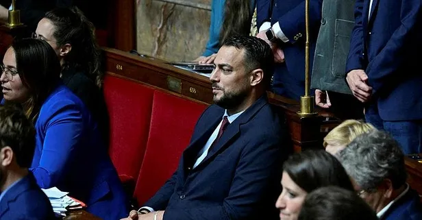 Fransa meclisinden skandal karar! Filistin bayrağı açan LFI Partisi Milletvekili Sebastien Delogu'ya uzaklaştırma cezası