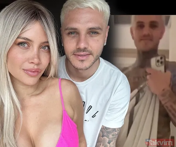 Wanda Nara az kalsın Mauro Icardi'yi çıplak gösteriyordu! Küvetten paylaştığı video sosyal medyayı salladı! "Yenge ne yaptın yenge!" - 1