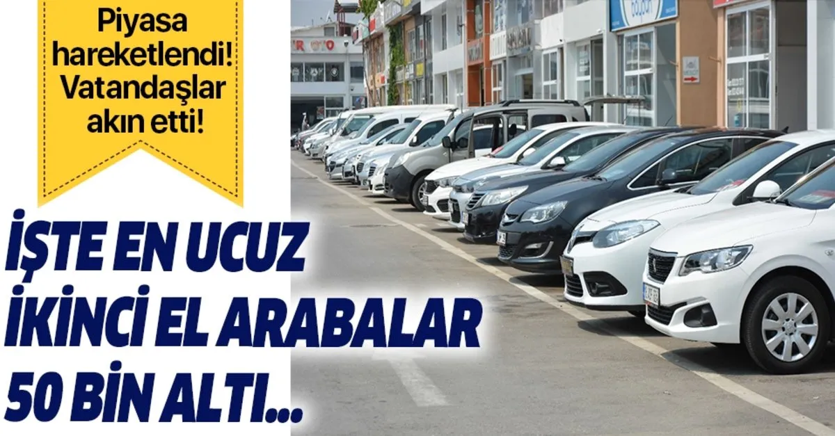 Iste En Ucuz 30 50 Bin Alti Ikinci El Otomobiller Takvim