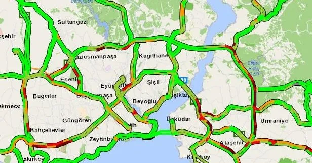 Tam kapanmanın bitmesiyle İstanbul’da trafik yoğunluğu arttı | İstanbul yol durumu