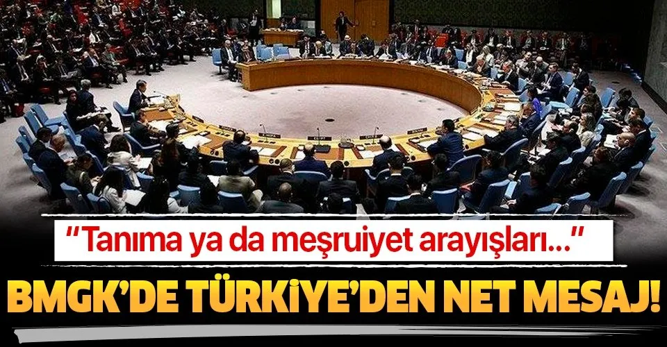 Türkiye'den BMGK'de net 'YPG/PKK' mesajı
