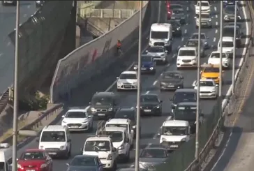 İstanbul'da sabah trafiği