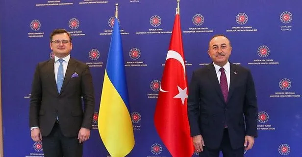 Dışişleri Bakanı Mevlüt Çavuşoğlu, Ukraynalı mevkidaşı Kuleba ile bir araya geldi