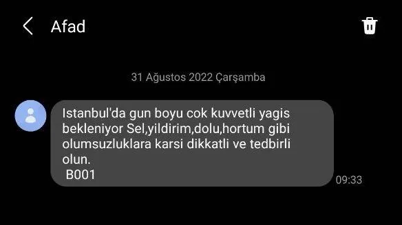 HAVA DURUMU | Meteorolojiden 11 il için sarı kodlu uyarı! İstanbul için sağanak alarmı verildi-3