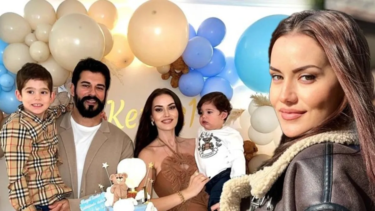 Fahriye Evcen’den Kerem ve Karan’la yeni poz!