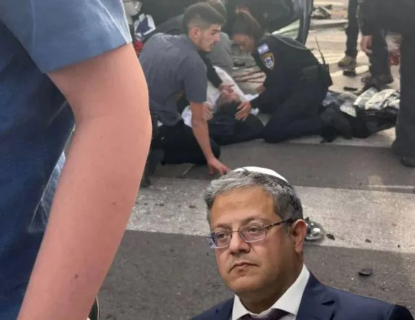 İsrailli Siyonist Bakan Ben Gvir trafik kazası geçirdi-3