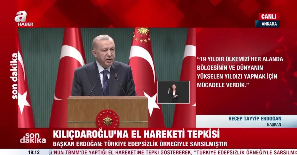 kabine toplantısı canlı izle