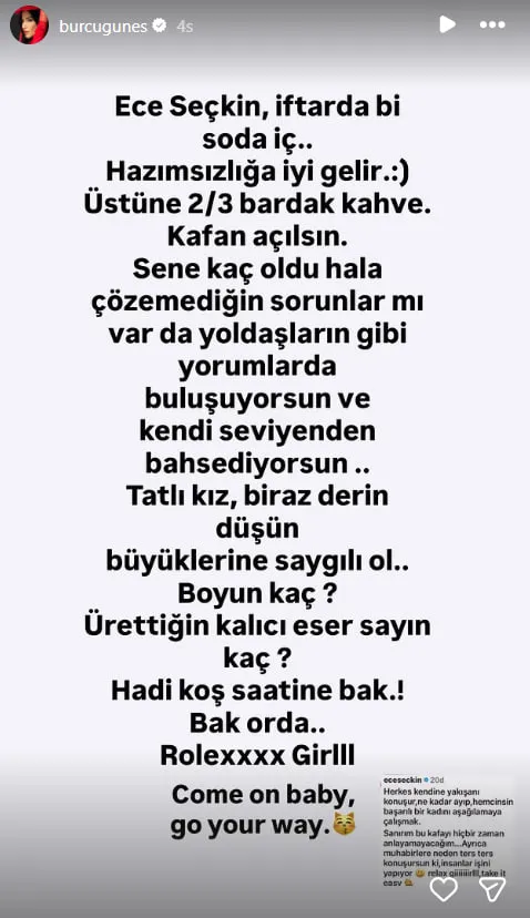 Burcu Güneş’ten Ece Seçkin'e: Boyun kaç? - 10