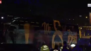 Galatasaray kafilesi stadyuma ulaştı