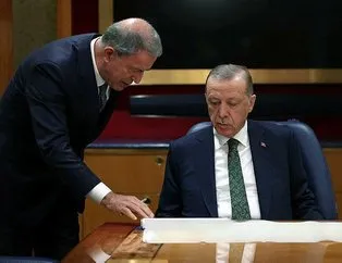Başkan Erdoğan, Akar’dan bilgi aldı