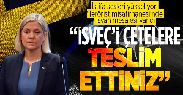 İsveç Başbakanı Andersson'dan istifa resti! Gensoru köşeye sıkıştırdı "Ülkeyi çetelere teslim ettiniz"