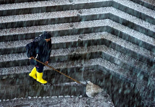 Ankara beyaza büründü-1