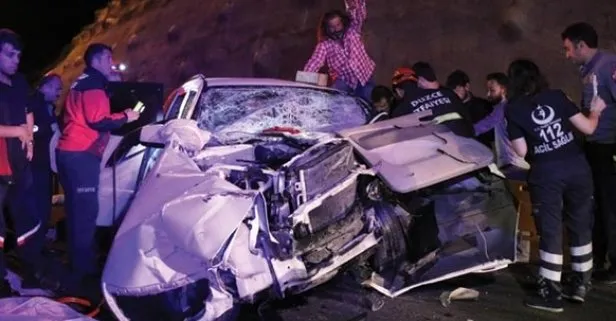 Bolu'da feci kaza! Çok sayıda yaralı var