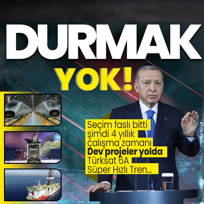 Türkiye 4 yıllık bir döneme girdi | Türkiye Yüzyılı’nda yatırımlar ve dev projeler hızlanacak! Türksat 6A, Süper Hızlı Tren...