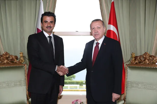 Son dakika: Başkan Erdoğan ile Katar Emiri Al Sani arasında krtitik görüşme-3