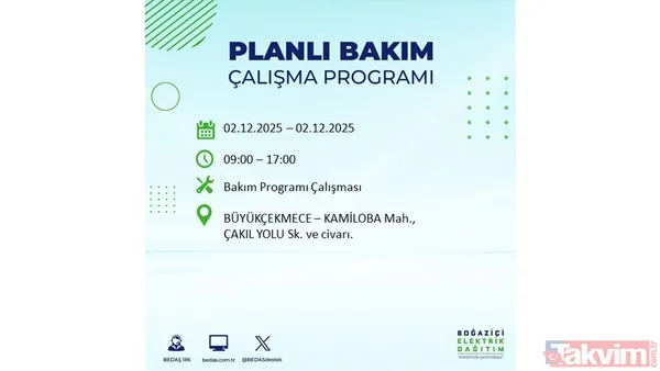 İstanbul elektrik kesintisi 2 Aralık: 8 saat yok! Gaziosmanpaşa, Beşiktaş, Beyoğlu... - 47