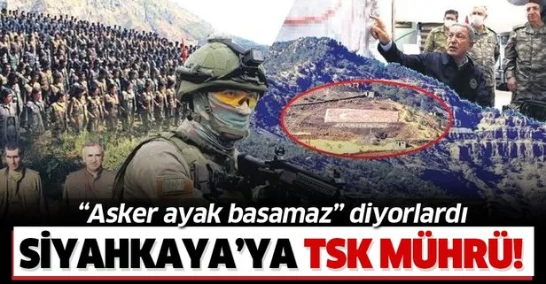 Teröristlerin Asker buralara ayak basamaz diye bahsettiği Siyahkaya’ya Mehmetçik mührü!