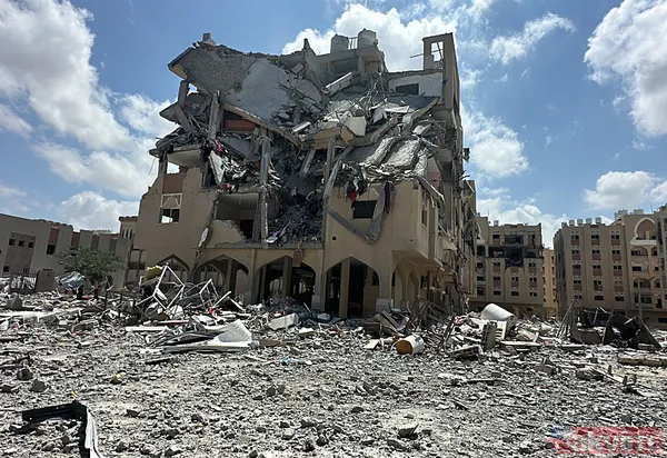 Han Yunus'tan geri acı kaldı! Soykırımcı İsrail Gazze'deki yıkımı böyle görüntülendi - 14