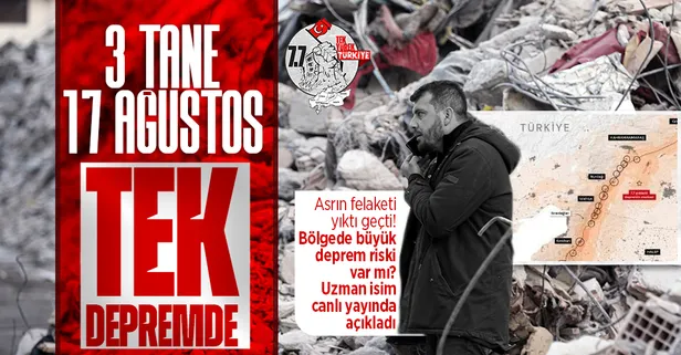 Kahramanmaraş depremiyle ilgili canlı yayında flaş açıklama: "3 tane 17 Ağustos depremi tek depremde meydana geldi"