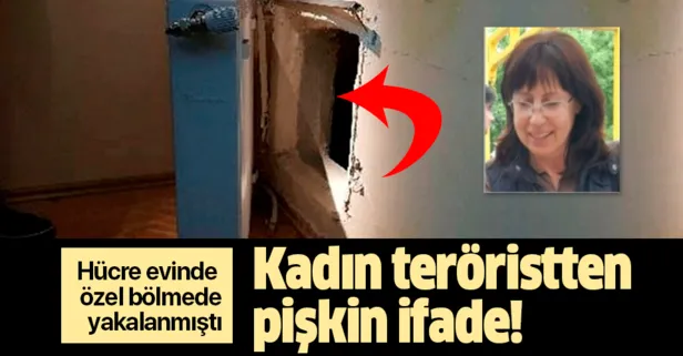 Özel bölmede yakalanan terörist Kamile Kayır’dan küstah ifade!