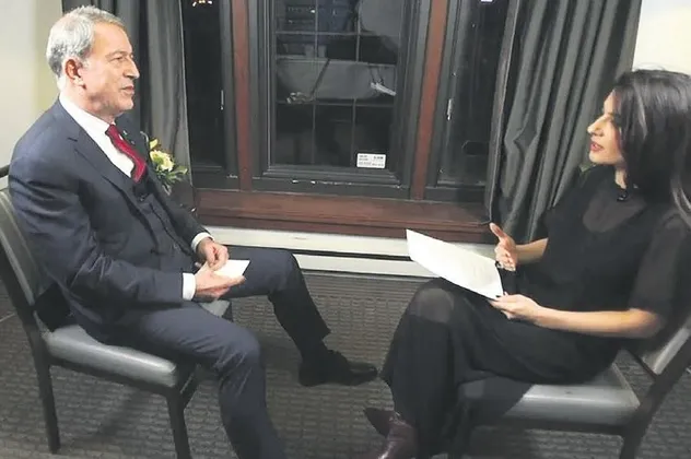 Hulusi Akar, BBC muhabirine haddini bildirdi