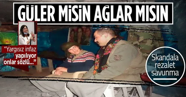 HDP’li Meral Danış Beştaş, Semra Güzel ve PKK’lı terörist Volkan Bora’nın fotoğraflarını savundu! Sözlüsüne ait...