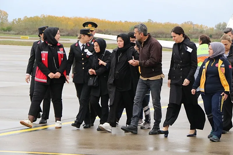 ŞEHİT ALTIOK'UN CENAZESİ MEMLEKETİ SAMSUN'A GETİRİLDİ-1