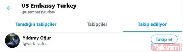 ABD Büyükelçiliği FETÖ'yle sıkı fıkı! İşte takip ettiği o isimler... - 11