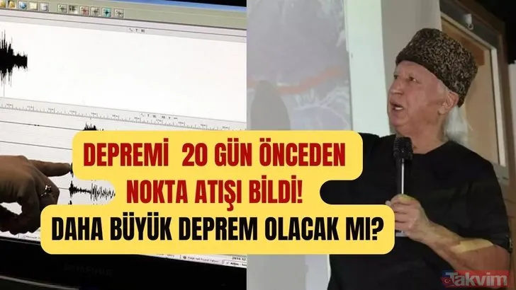 Şener Üşümezsoy depremi 20 gün önceden bilmişti: Marmara’da depremler bitti