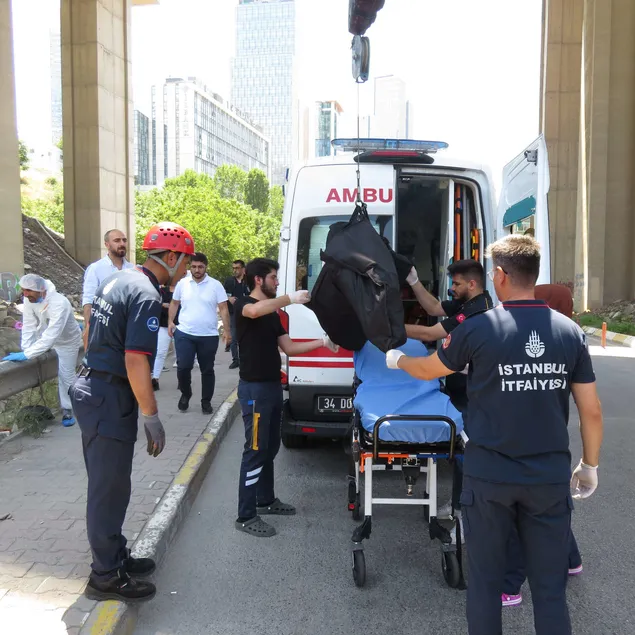 Viyadüğün altında ceset bulundu