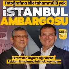 Kulis Haber | Özgür Özel’e İstanbul ambargosu! Ekrem İmamoğlu’ndan reklam firmalarına ’fotoğrafını koymayın’ talimatı