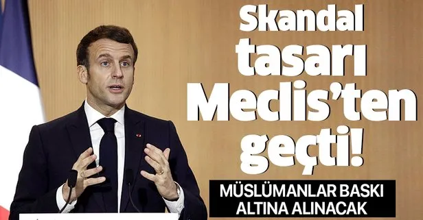 Fransa'da skandal tasarı Meclis'ten geçti