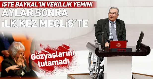 Deniz Baykal aylar sonra ilk kez Meclis'te