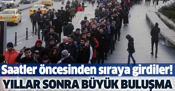 Vodafone Park'ta Sergen Yalçın izdihamı